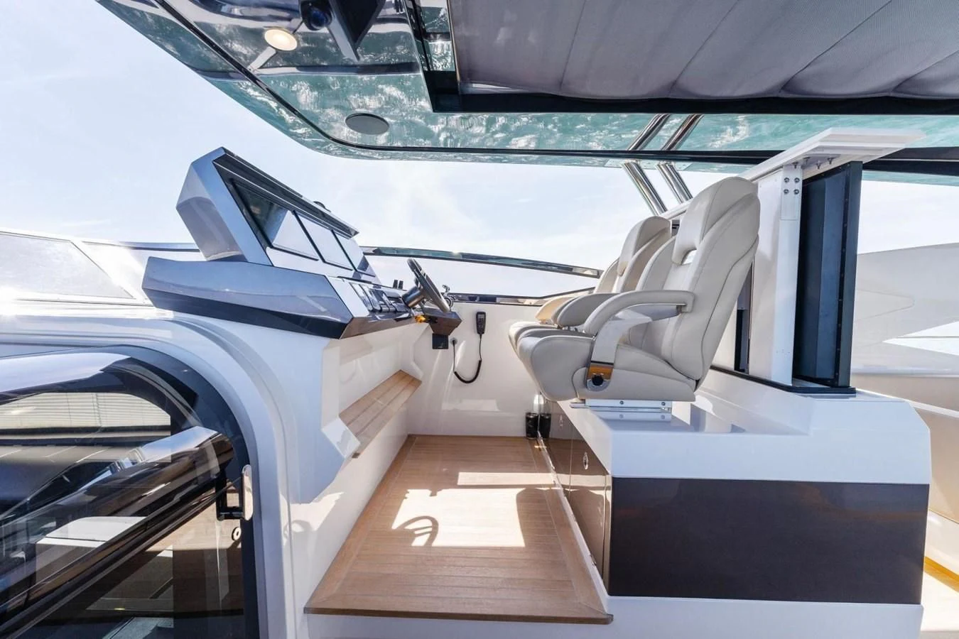 a space shuttle on a platform aboard KNEAD IT Yacht for Sale