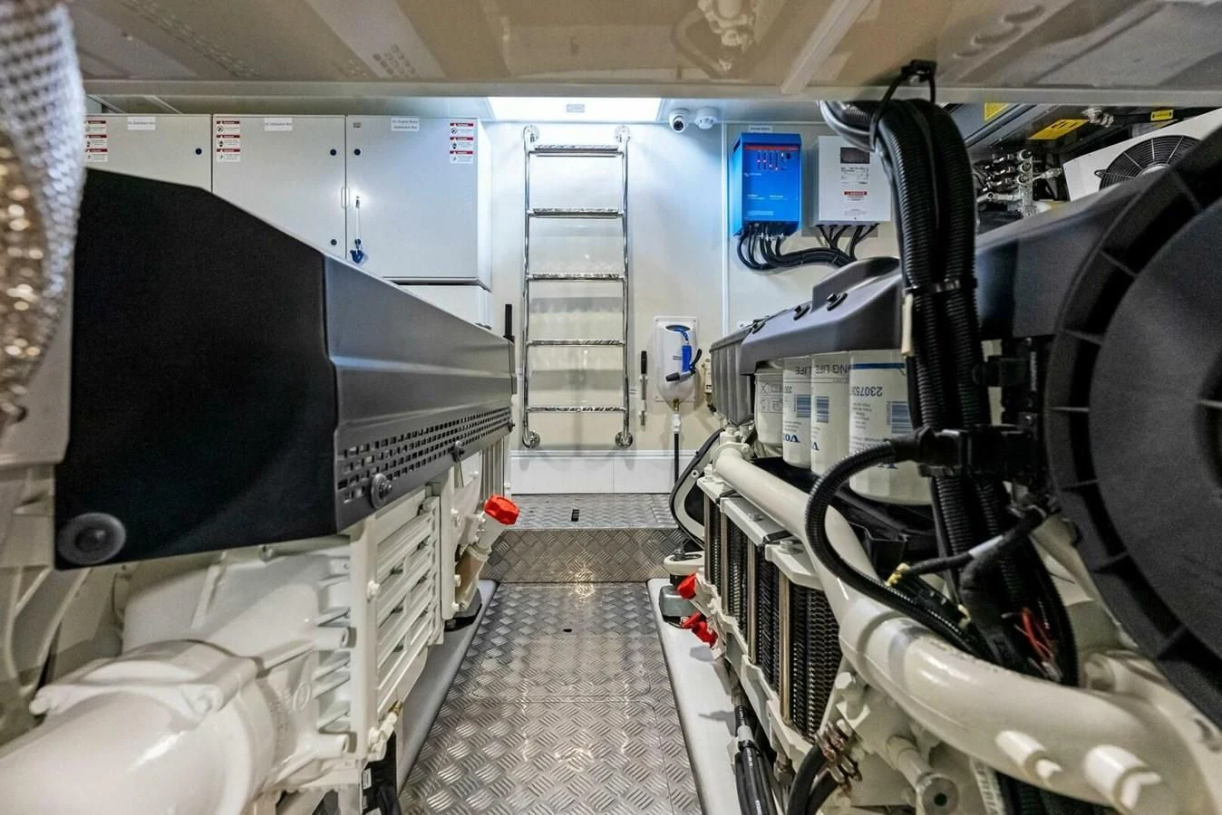 a large machine in a room aboard KNEAD IT Yacht for Sale