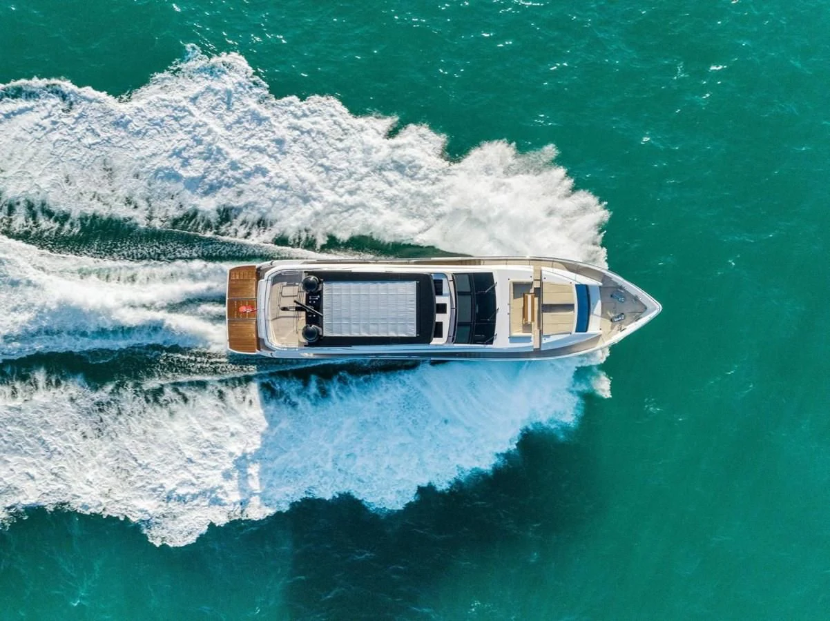 a boat in the ocean aboard KNEAD IT Yacht for Sale