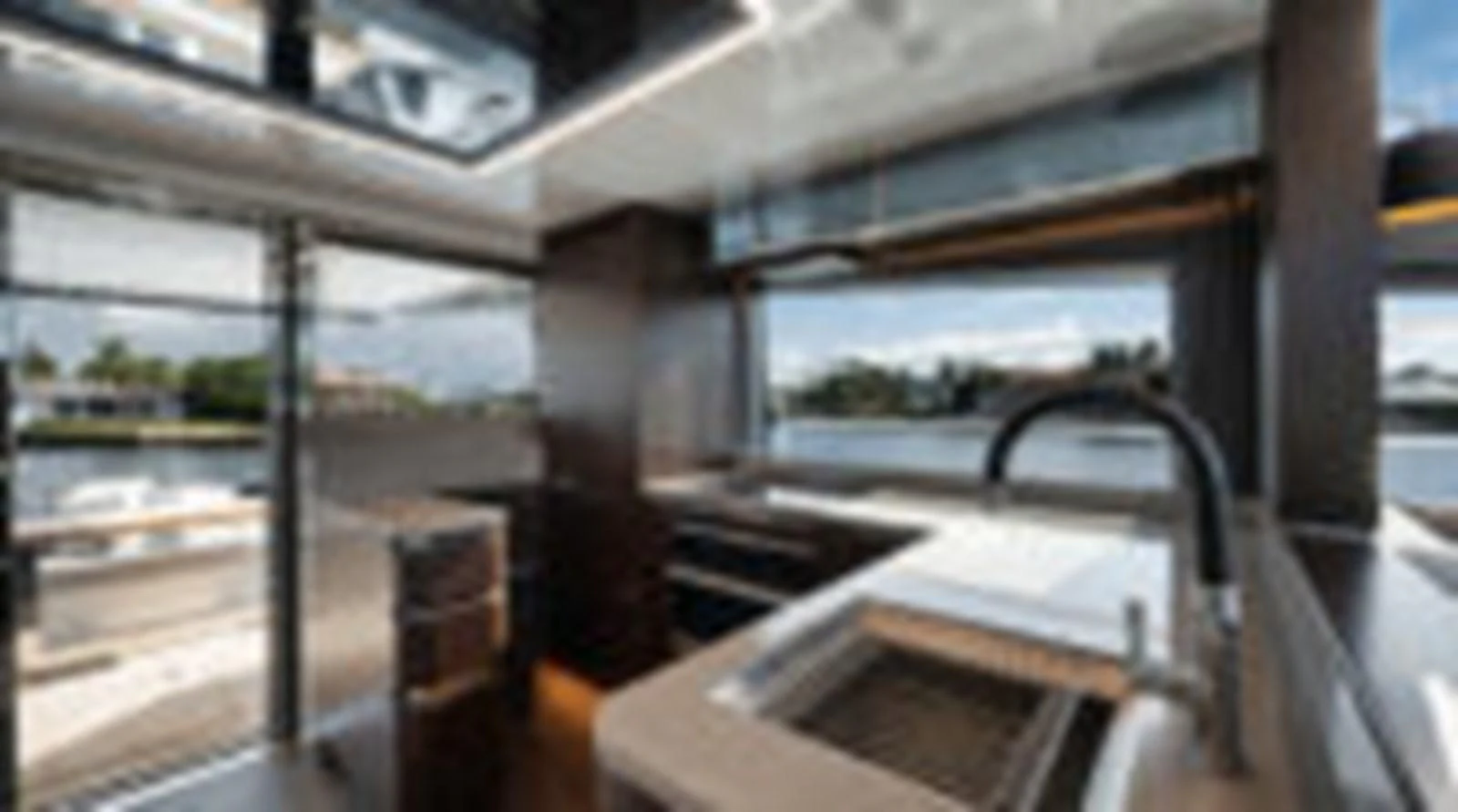 inside of a building aboard KNEAD IT Yacht for Sale