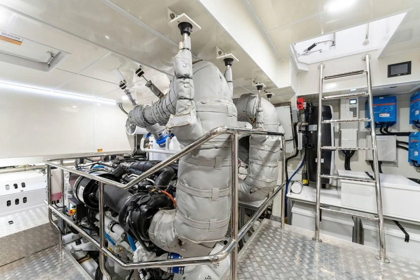 a machine in a room aboard KNEAD IT Yacht for Sale