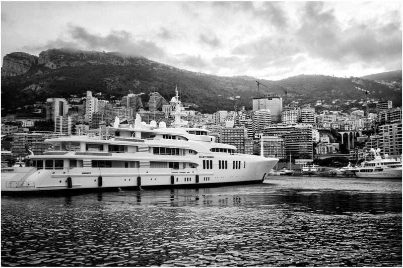 a ferry on the water aboard ECSTASEA Yacht for Sale
