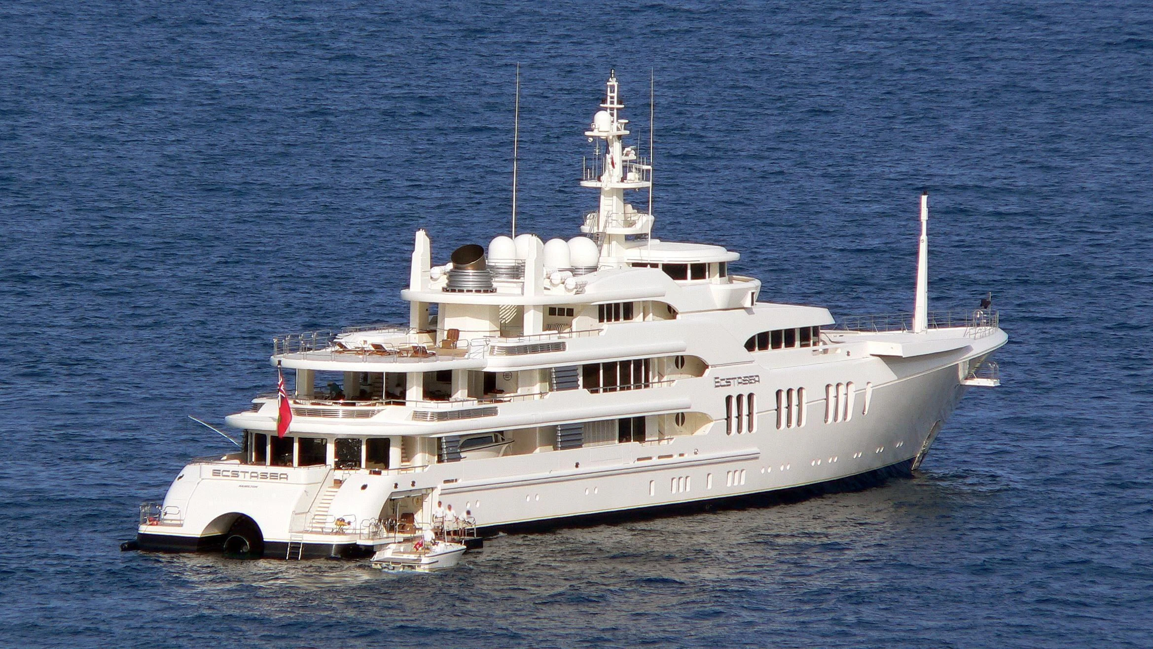 a boat on the water aboard ECSTASEA Yacht for Sale