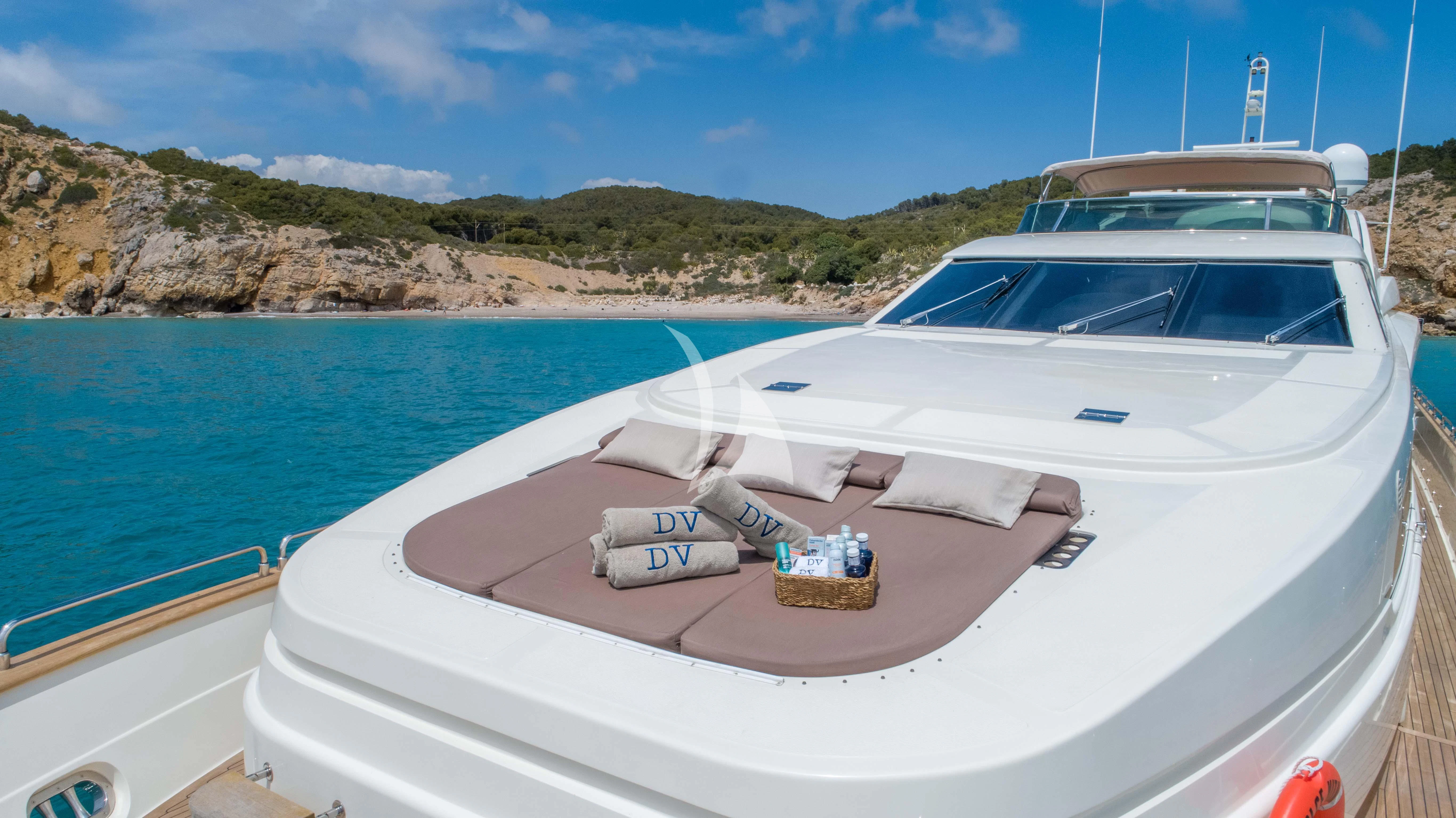 a boat on a body of water aboard DOLCE VITA IV Yacht for Sale