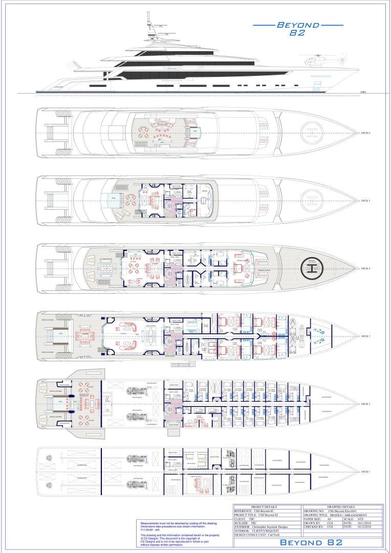 diagram aboard BEYOND 82M Yacht for Sale