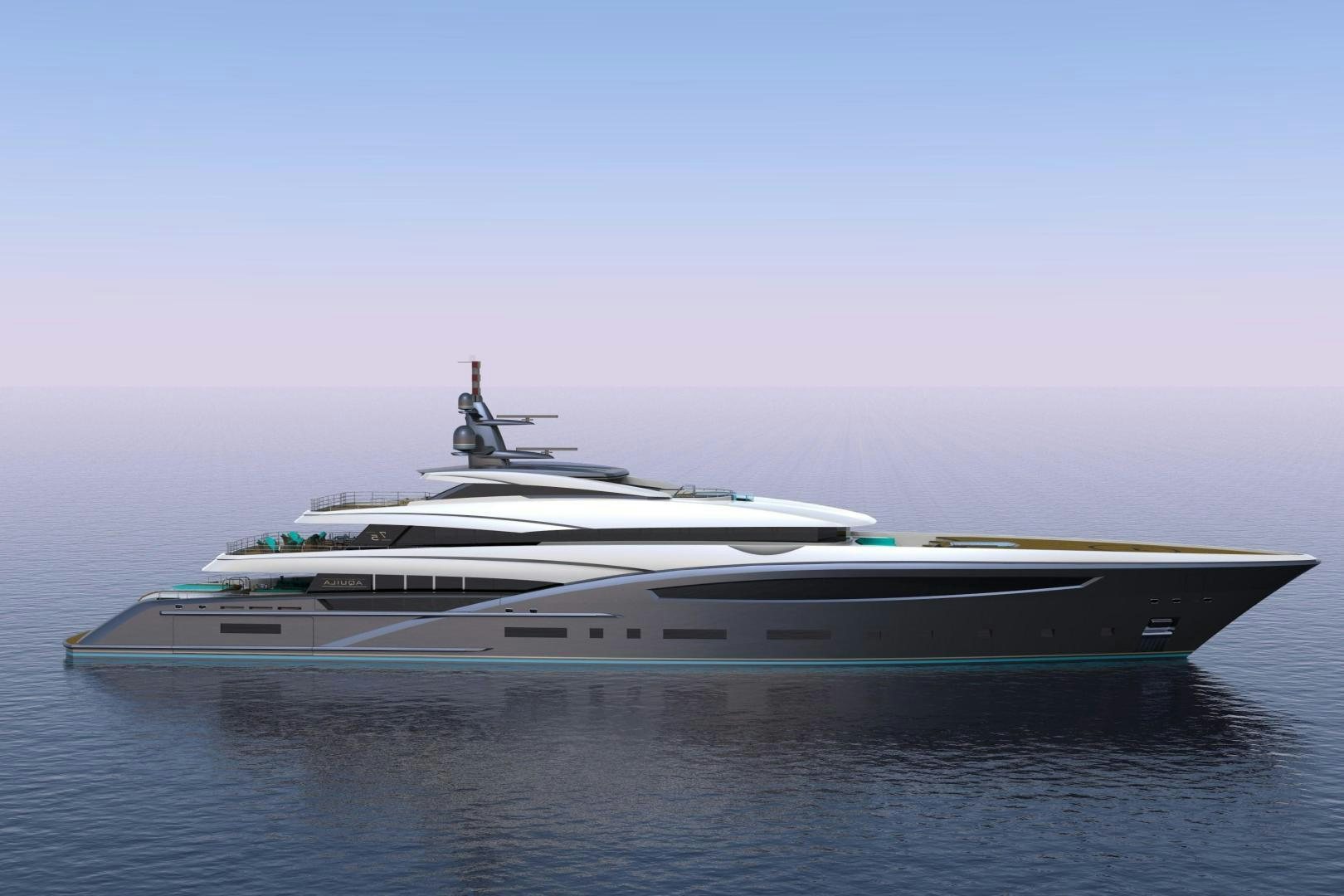 a boat on the water aboard CUSTOM 75M Yacht for Sale