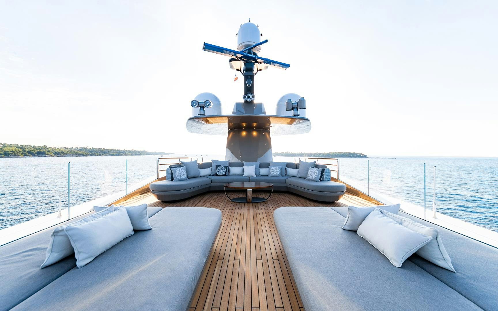 a boat on a dock aboard SOLO Yacht for Sale