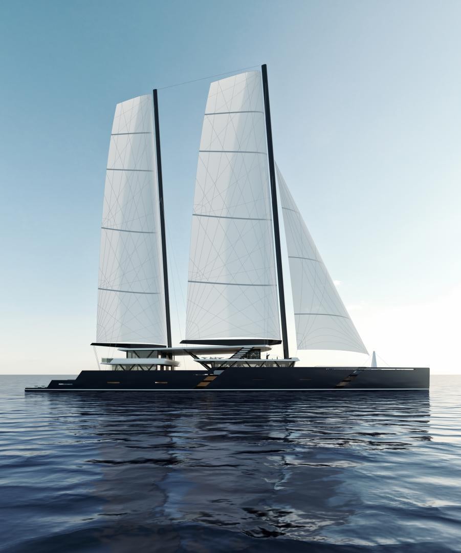 a sailboat on the water aboard SEA VOYAGER 223 Yacht for Sale