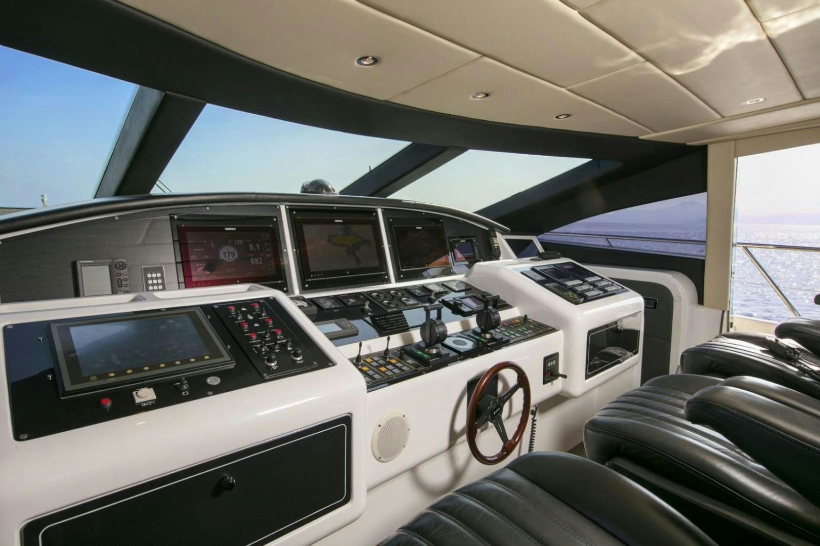 inside of a car aboard MOSKING Yacht for Sale