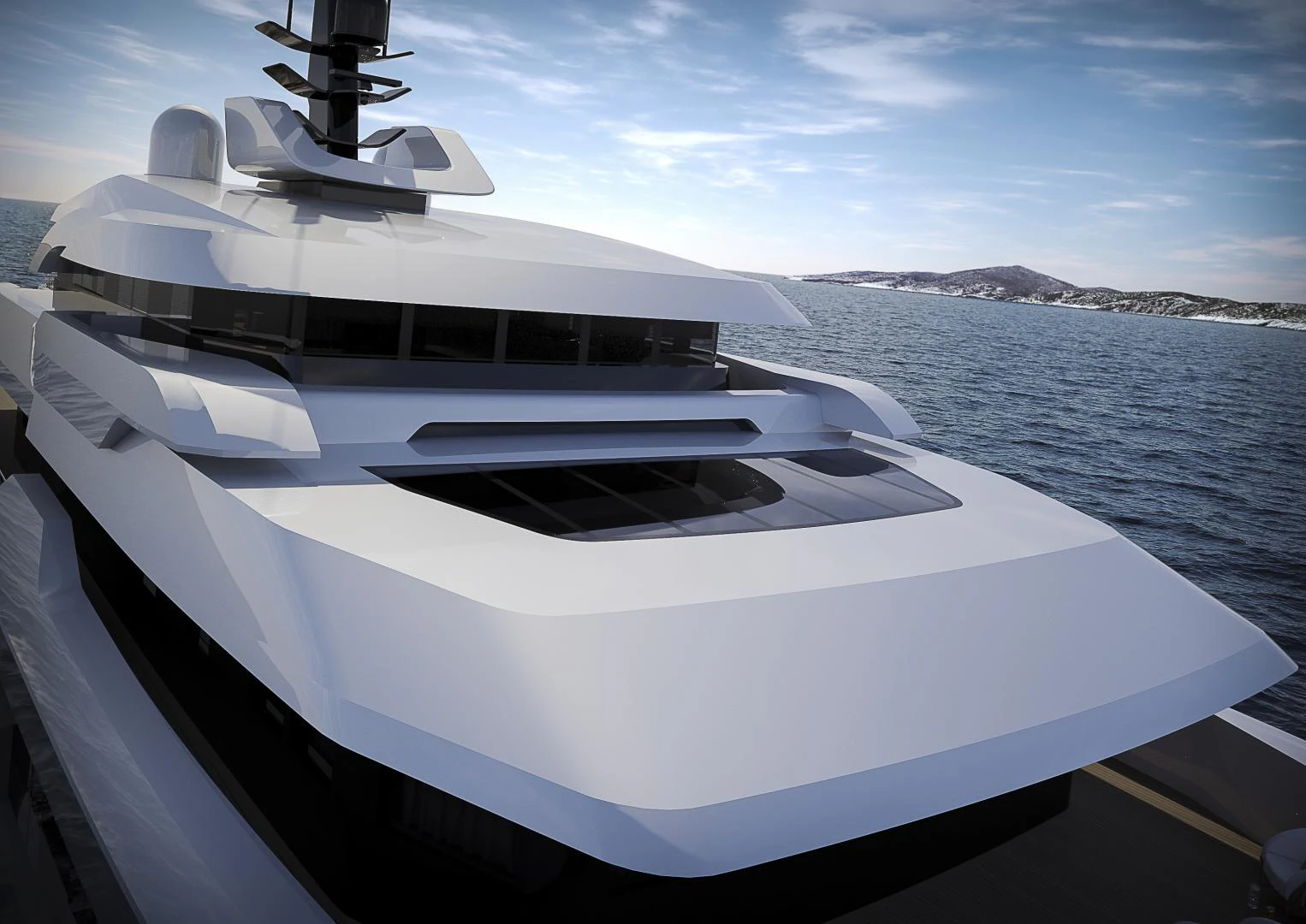 a boat on the water aboard RMK 58 Yacht for Sale