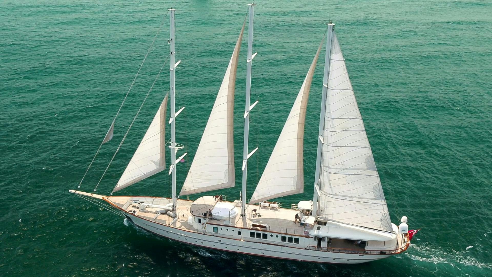 a sailboat on the water aboard THE LANGLEY Yacht for Sale
