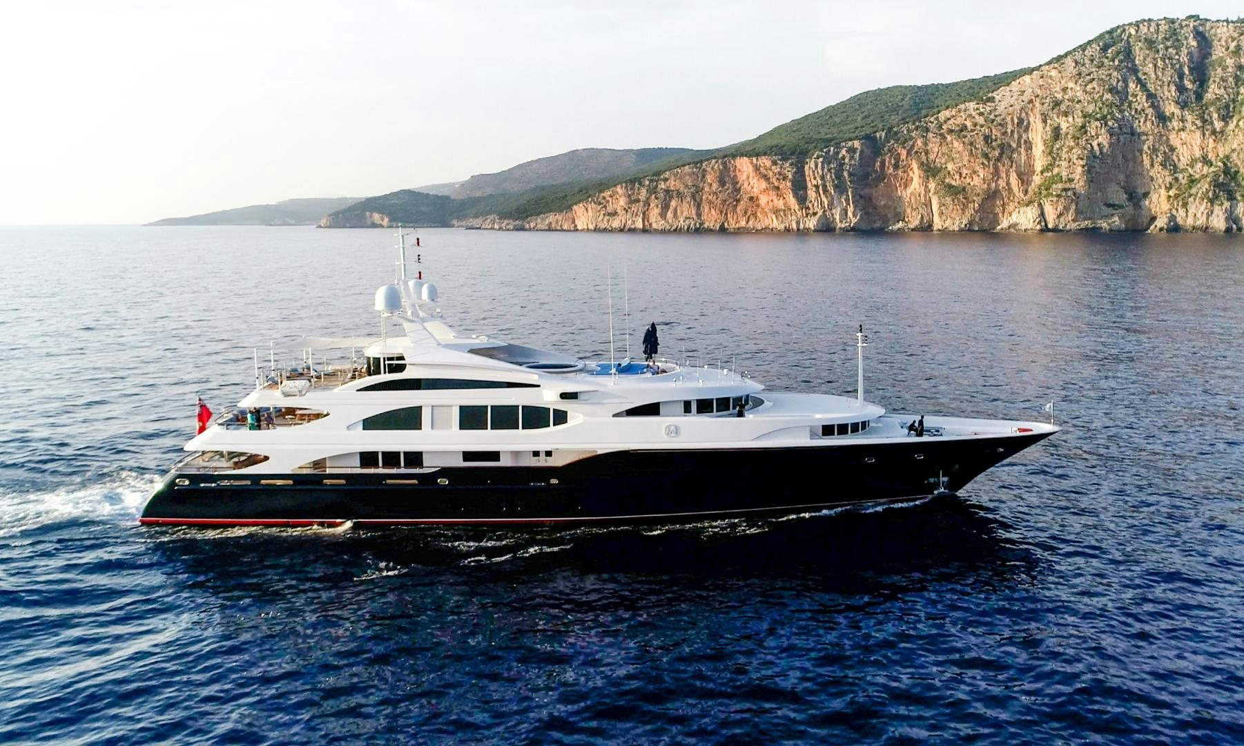 a boat in the water aboard NEXT CHAPTER Yacht for Sale