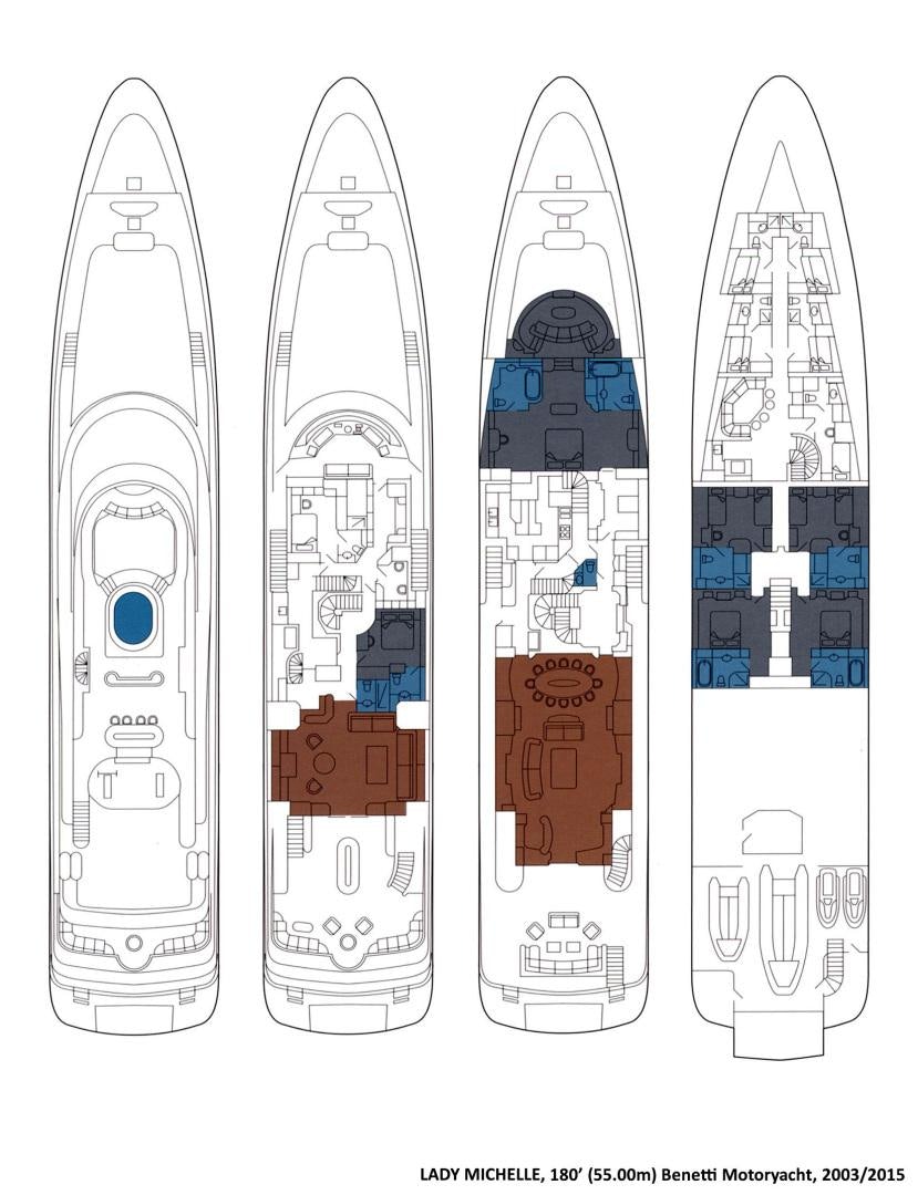 diagram aboard NEXT CHAPTER Yacht for Sale