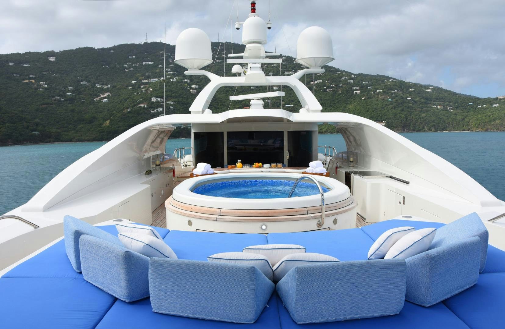 a boat on a body of water aboard NEXT CHAPTER Yacht for Sale