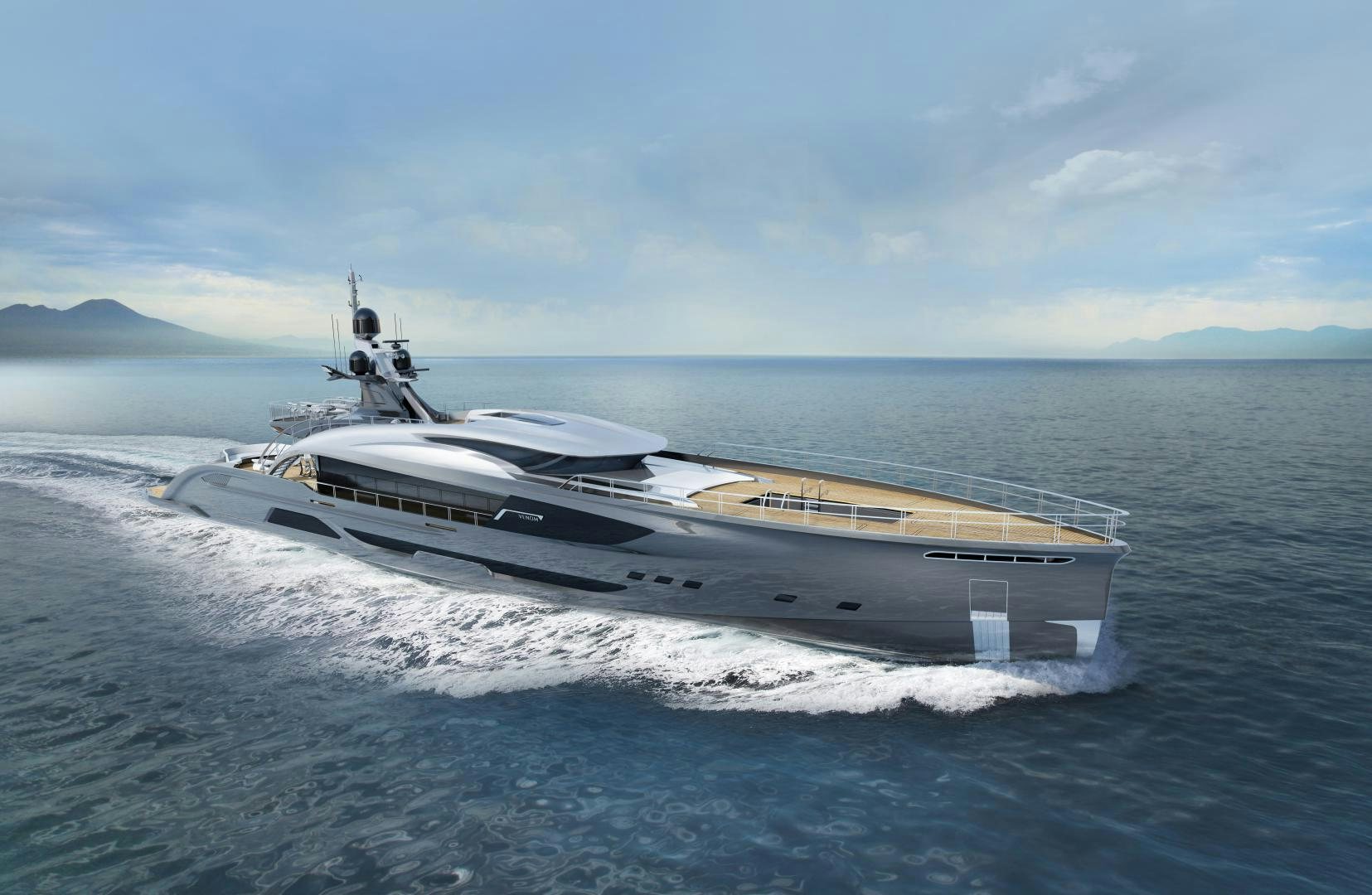 a boat on the water aboard VENOM Yacht for Sale