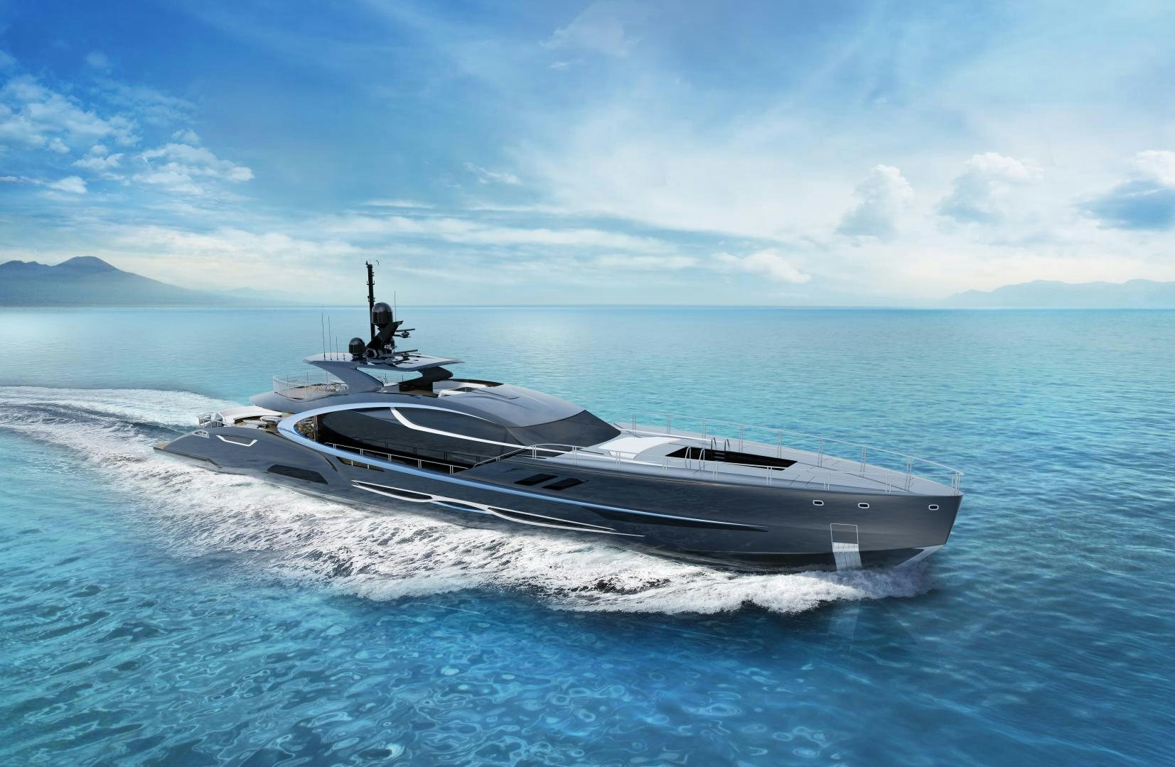 a boat on the water aboard ZEON Yacht for Sale