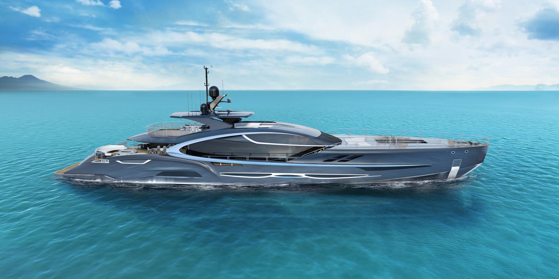 a boat on the water aboard ZEON Yacht for Sale