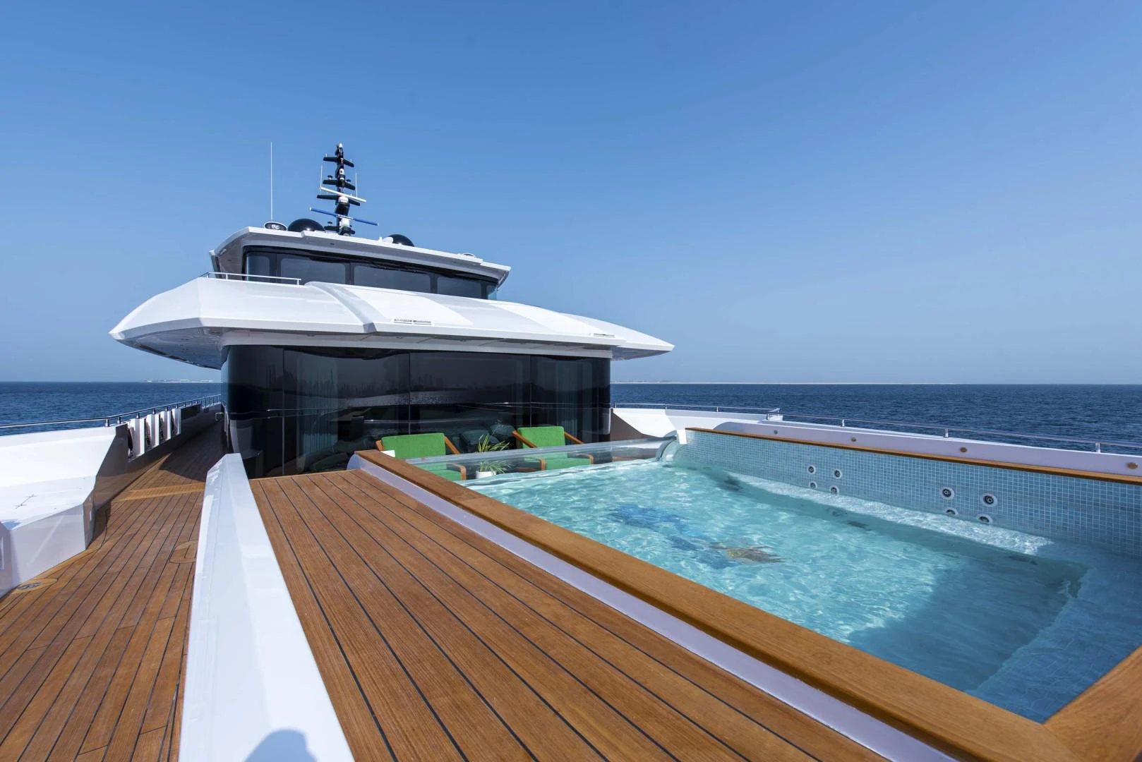 a large boat on a dock aboard MAJESTY 175 Yacht for Sale