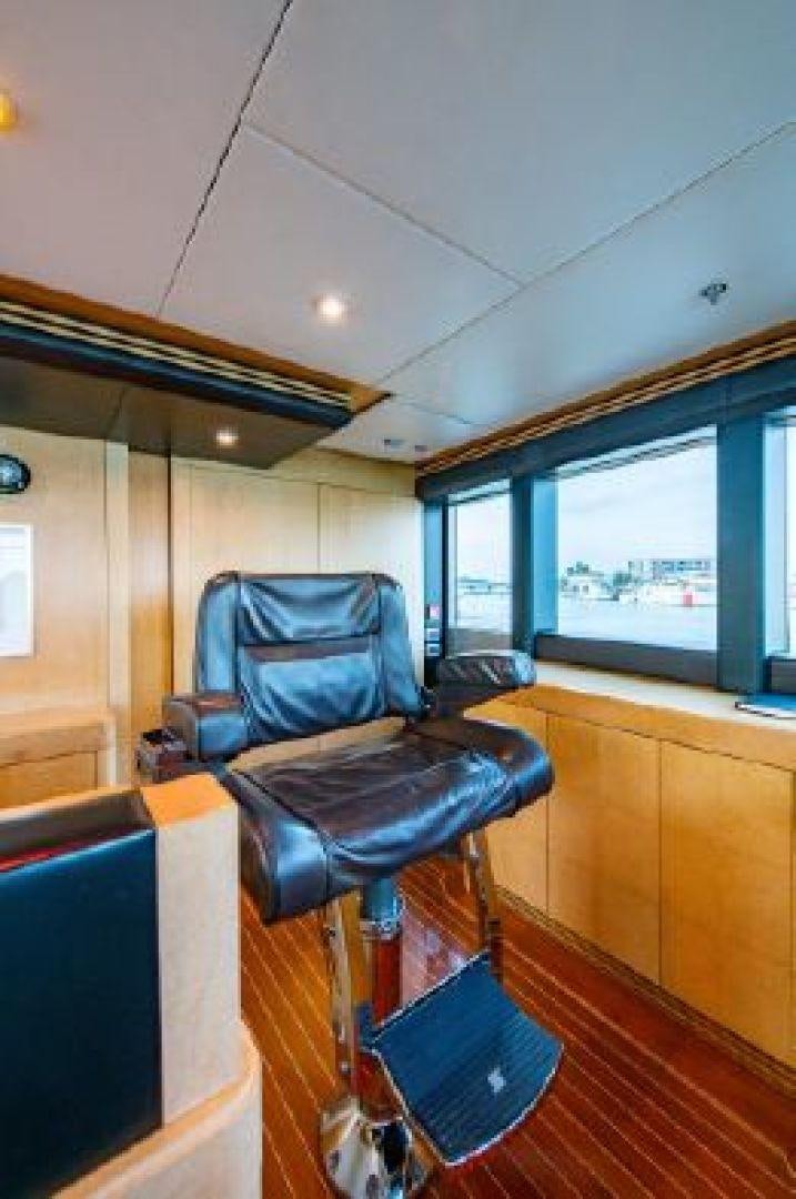 a chair on a bus aboard 174 OCEANFAST MIZU Yacht for Sale