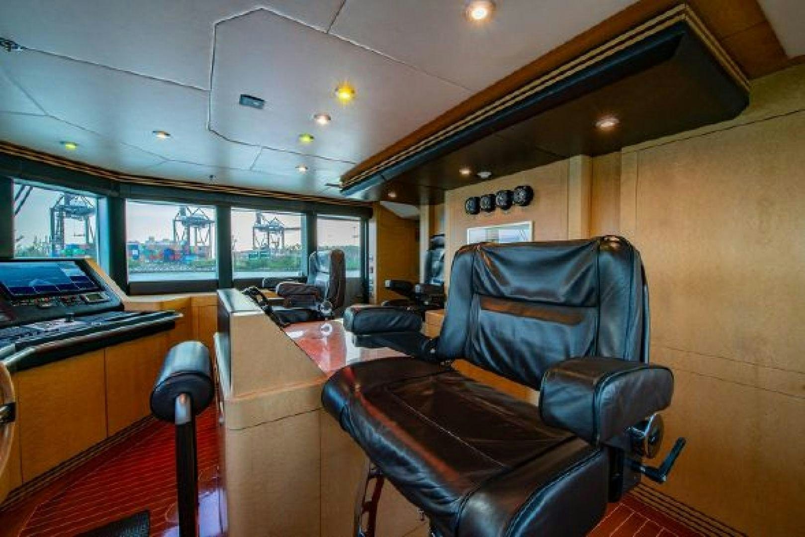 a bus with a desk and chairs aboard 174 OCEANFAST MIZU Yacht for Sale