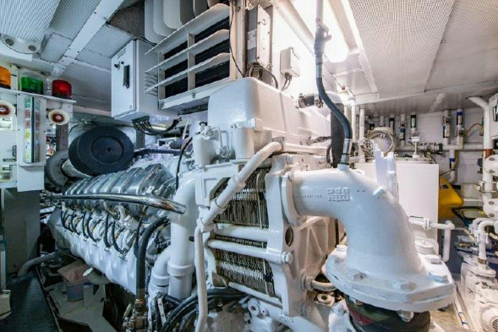 a room with machinery aboard 174 OCEANFAST MIZU Yacht for Sale