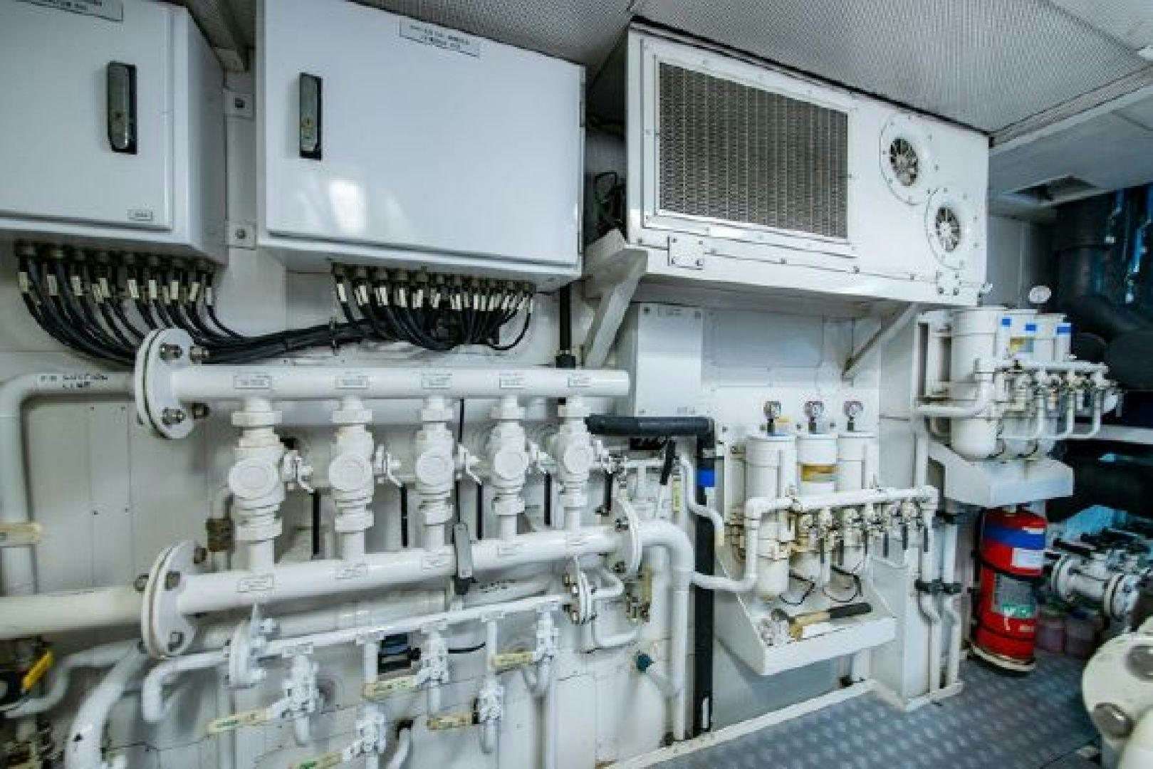 a room with several machines aboard 174 OCEANFAST MIZU Yacht for Sale