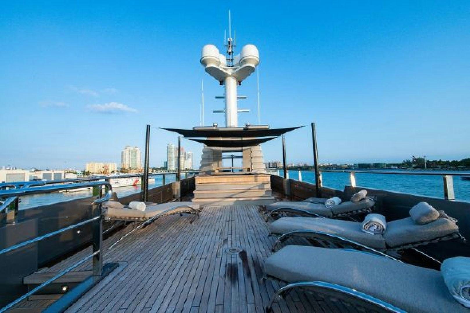 a large white space ship aboard 174 OCEANFAST MIZU Yacht for Sale