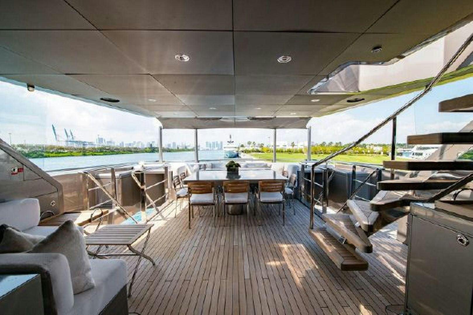 inside of a boat aboard 174 OCEANFAST MIZU Yacht for Sale