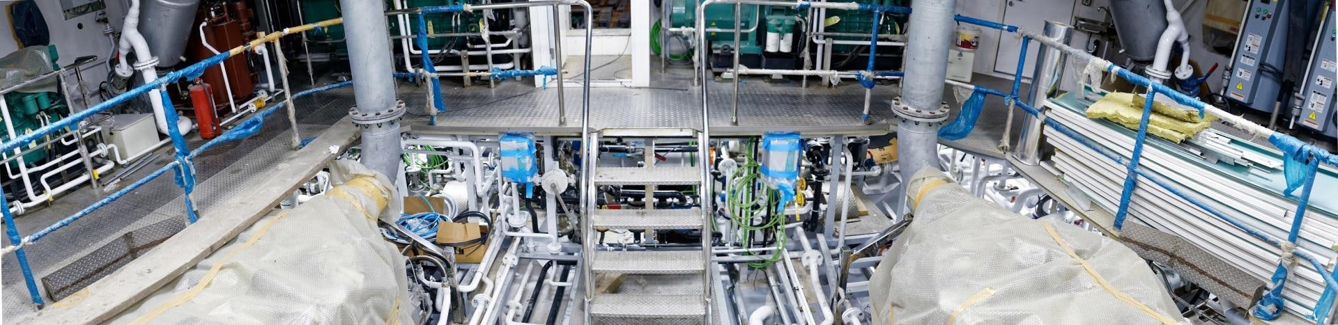 a large factory with machinery aboard NO NAME Yacht for Sale