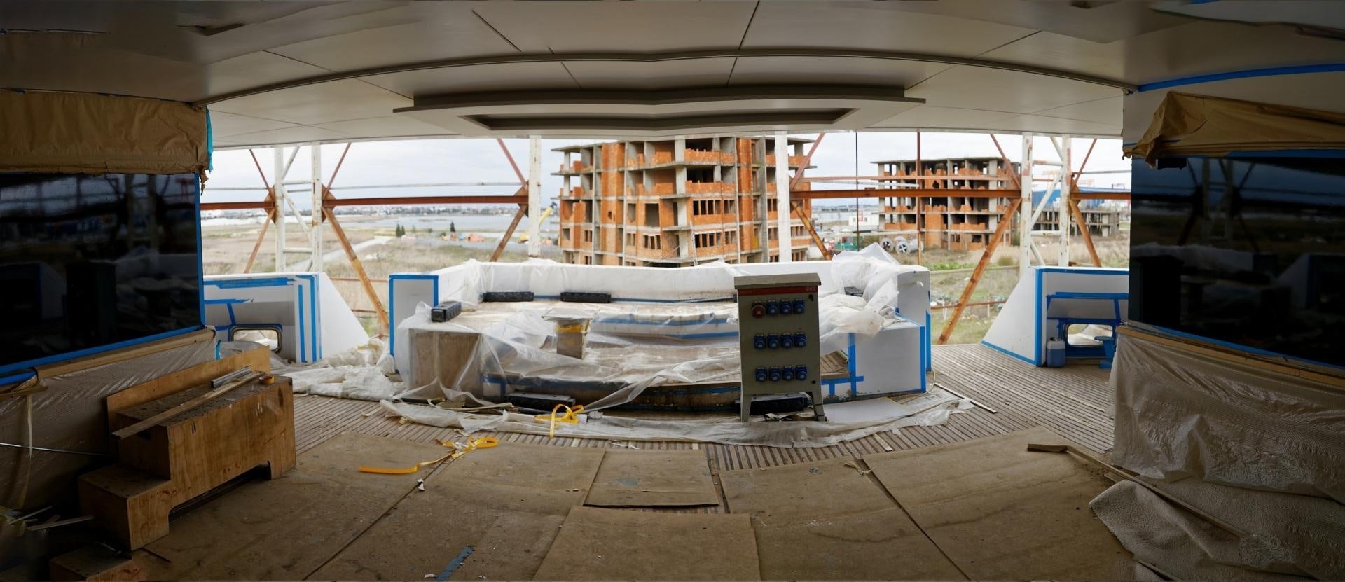 a room with a few beds aboard NO NAME Yacht for Sale