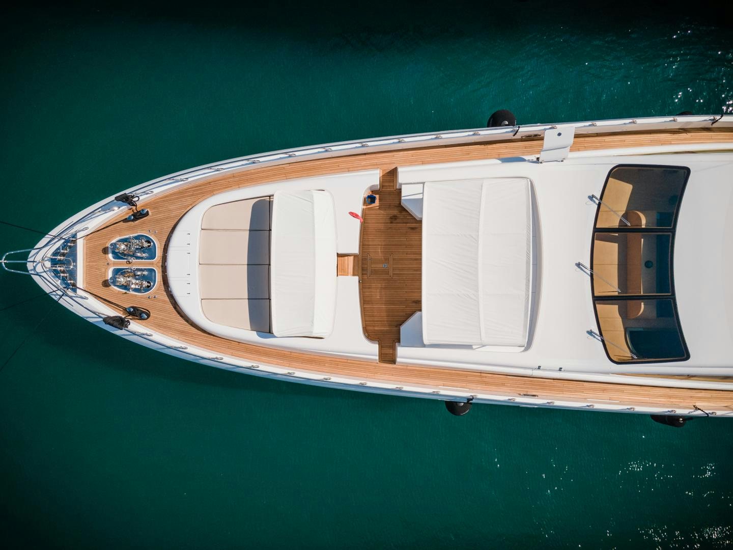 a boat on the water aboard SERENITY Yacht for Sale