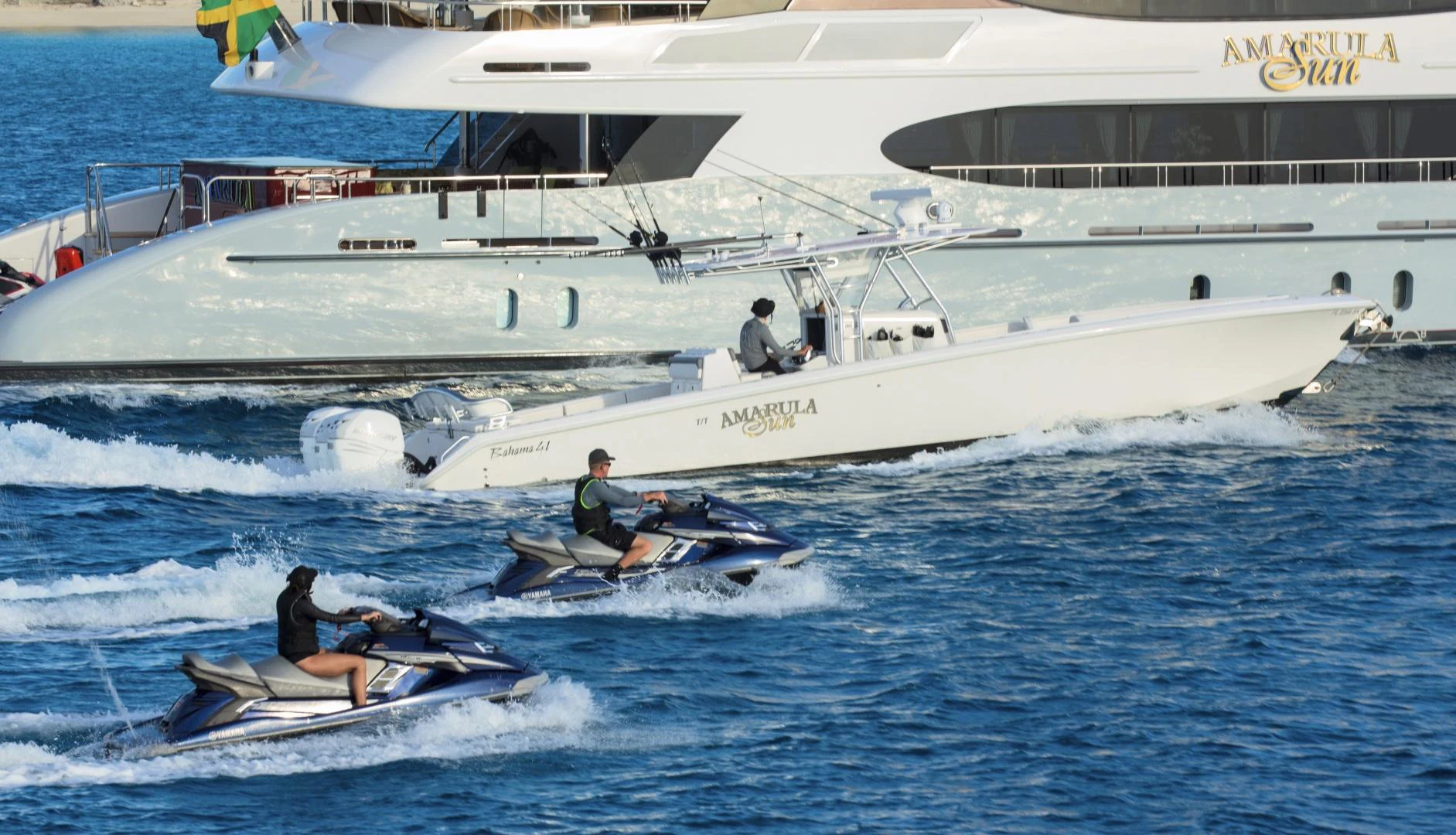 people on a boat aboard AMARULA SUN Yacht for Sale