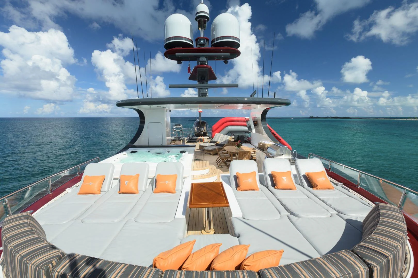 a boat on the water aboard AMARULA SUN Yacht for Sale