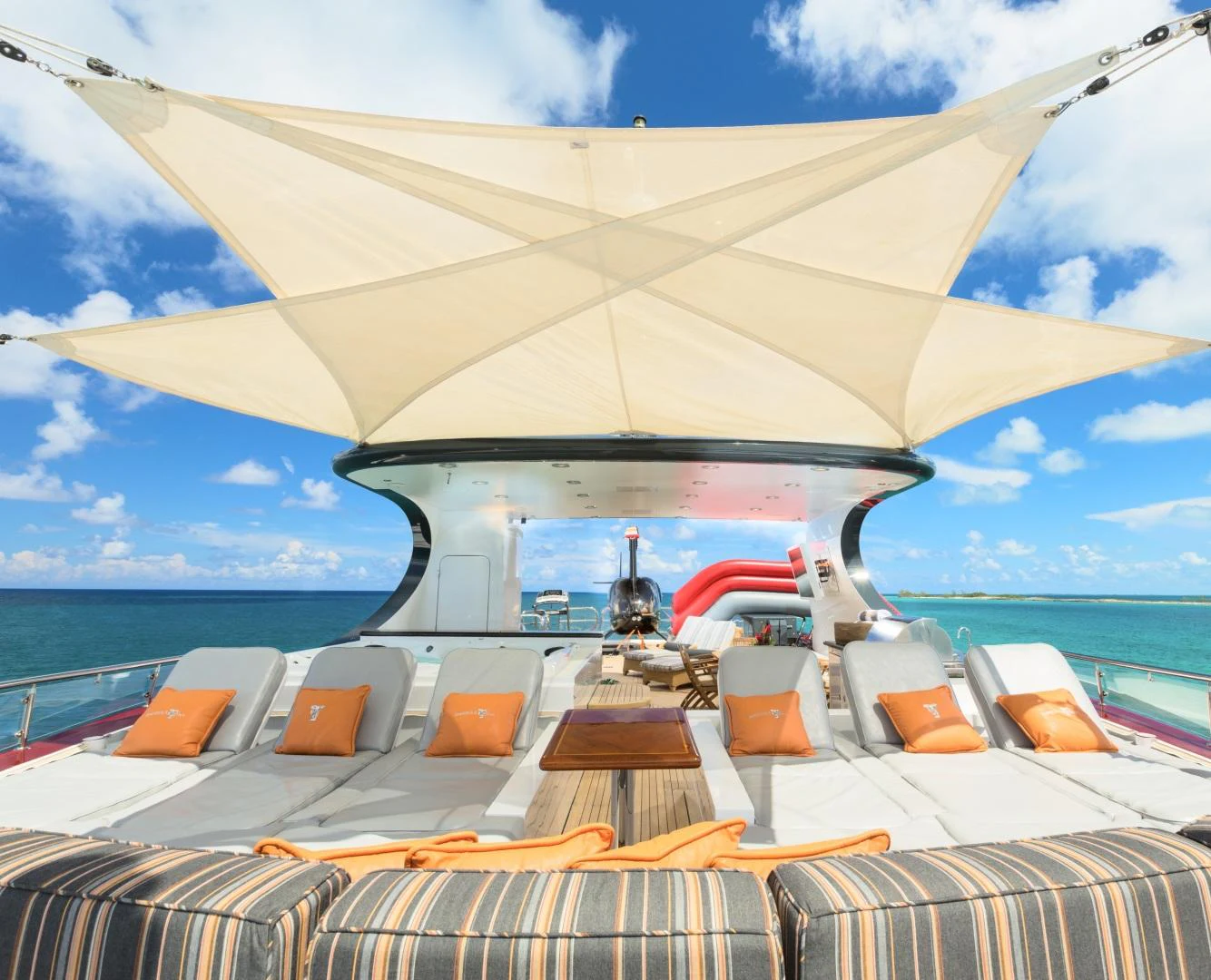 a boat on the water aboard AMARULA SUN Yacht for Sale