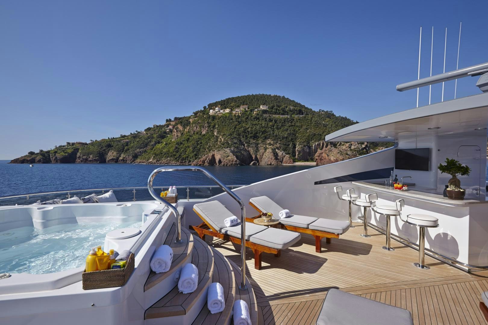 a boat on the water aboard ZOOM ZOOM ZOOM Yacht for Sale