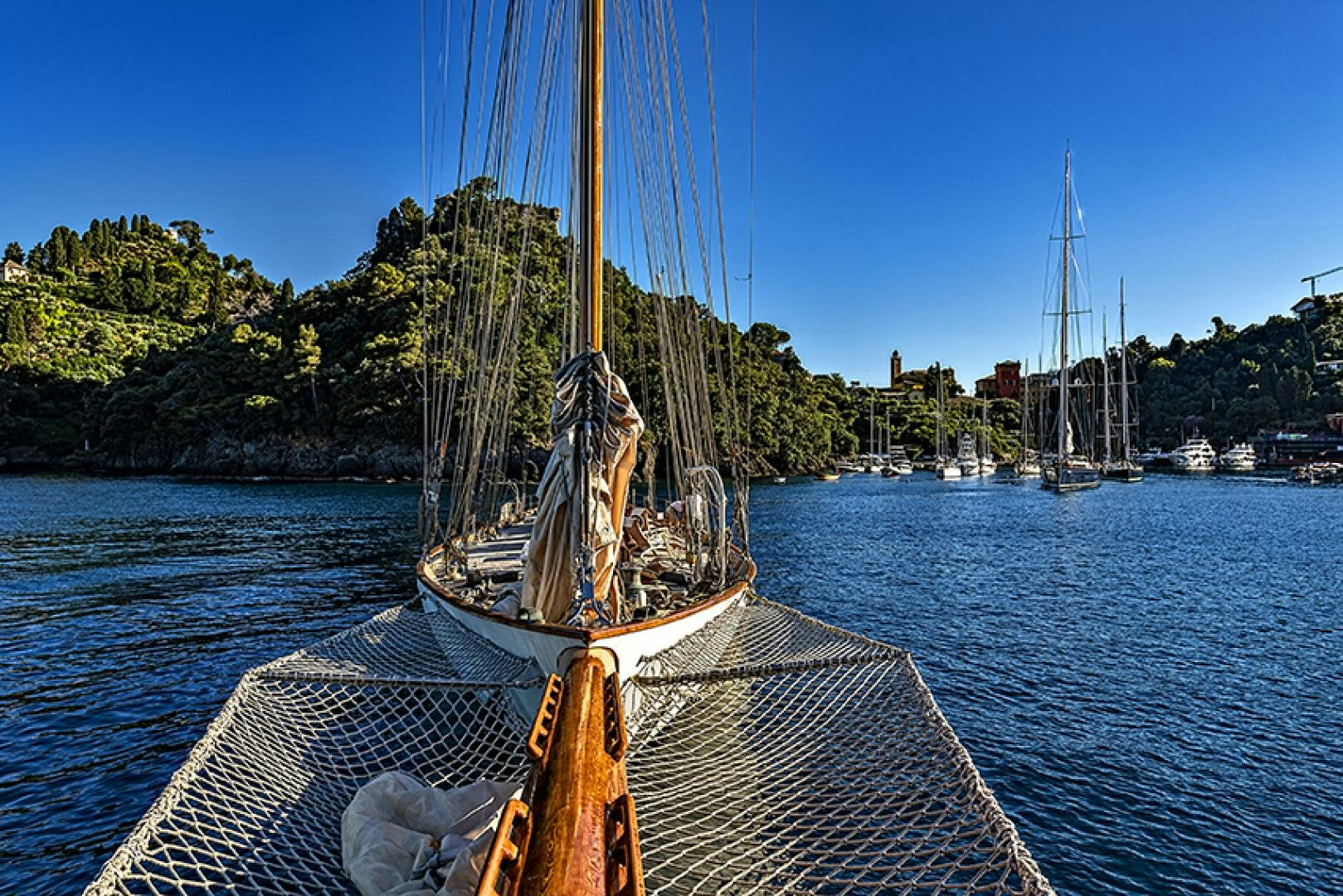 a sailboat on the water aboard INVADER Yacht for Charter