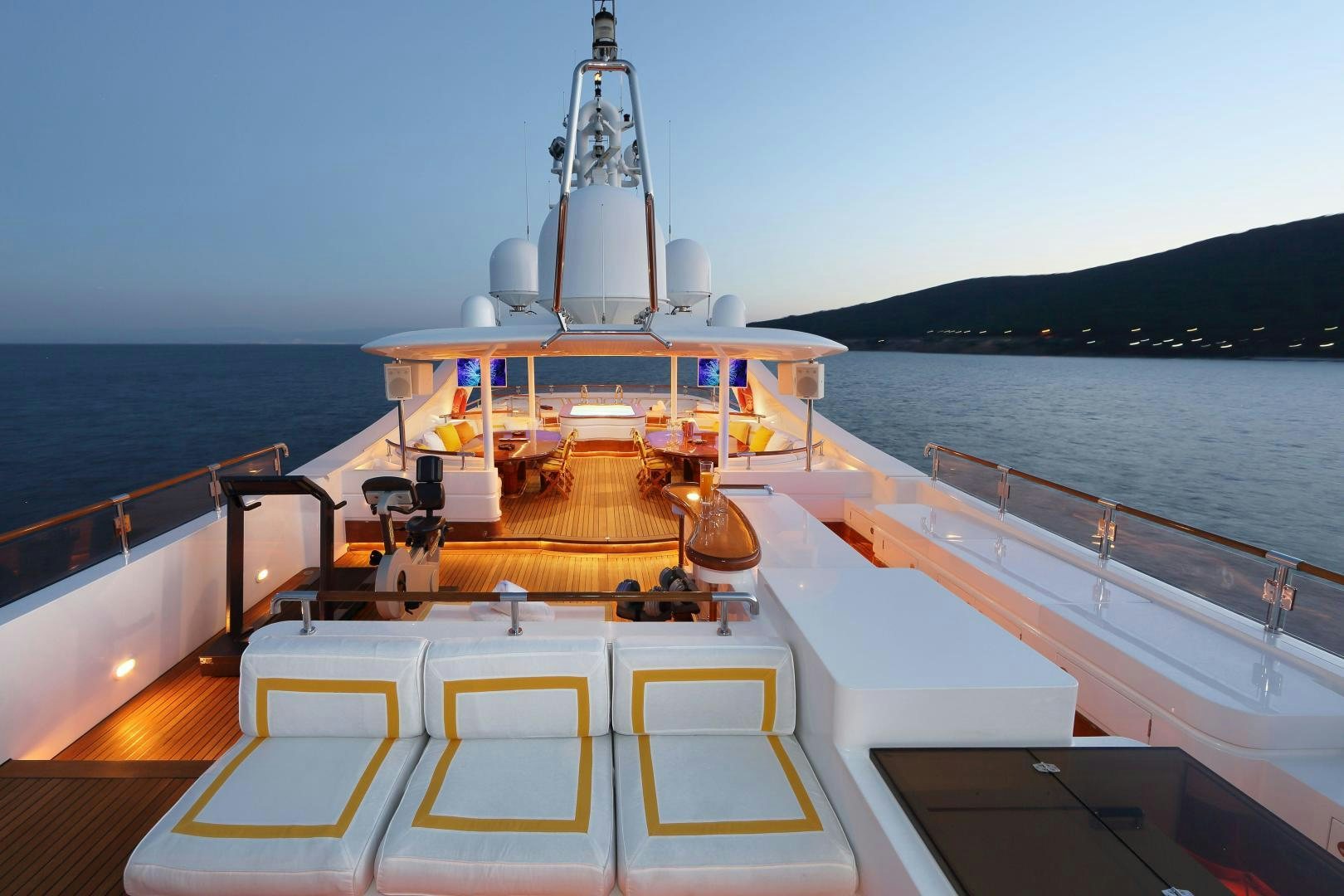 a boat on the water aboard DR NO NO Yacht for Sale