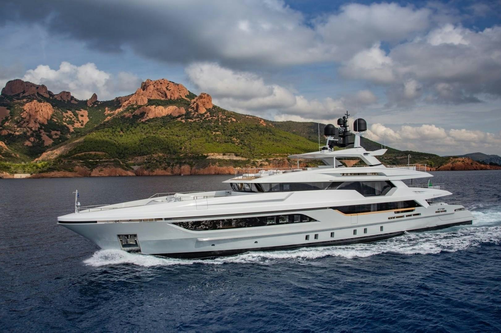 a ship sailing on the sea aboard BAGLIETTO 48M Yacht for Sale