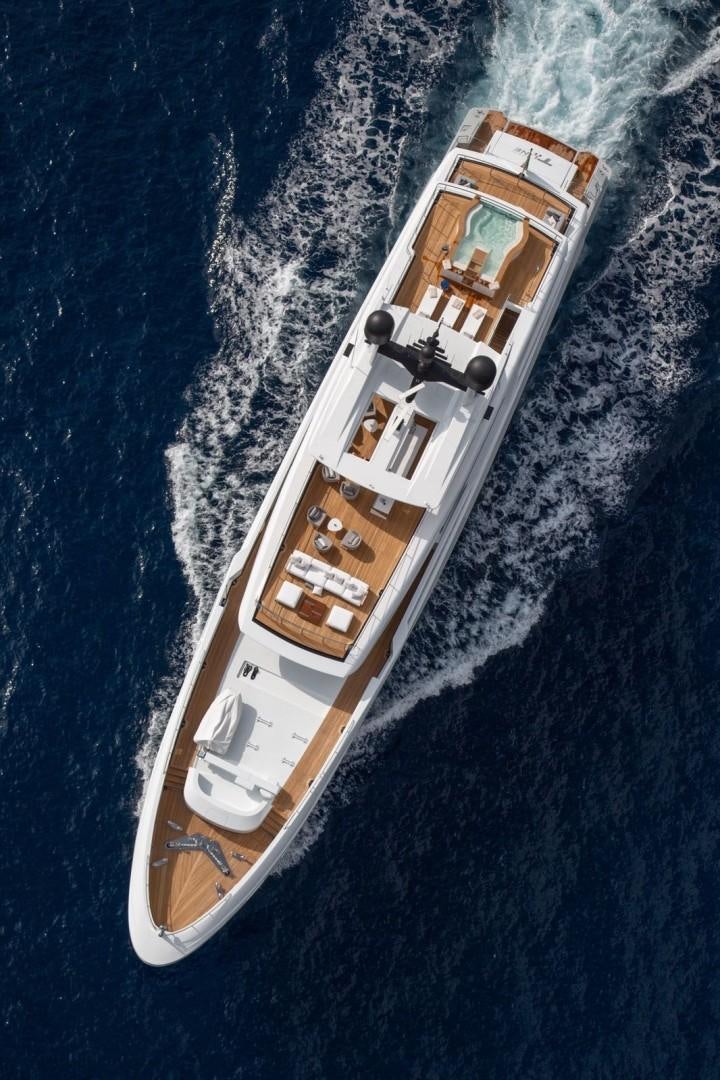 a close-up of a toy ship aboard BAGLIETTO 48M Yacht for Sale