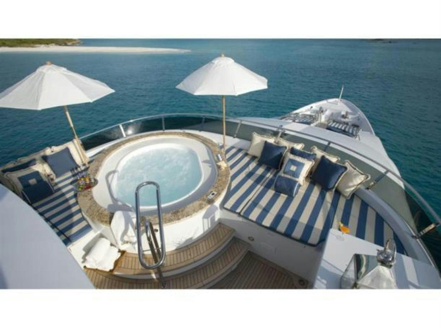 a boat on the water aboard LADY JOY Yacht for Sale