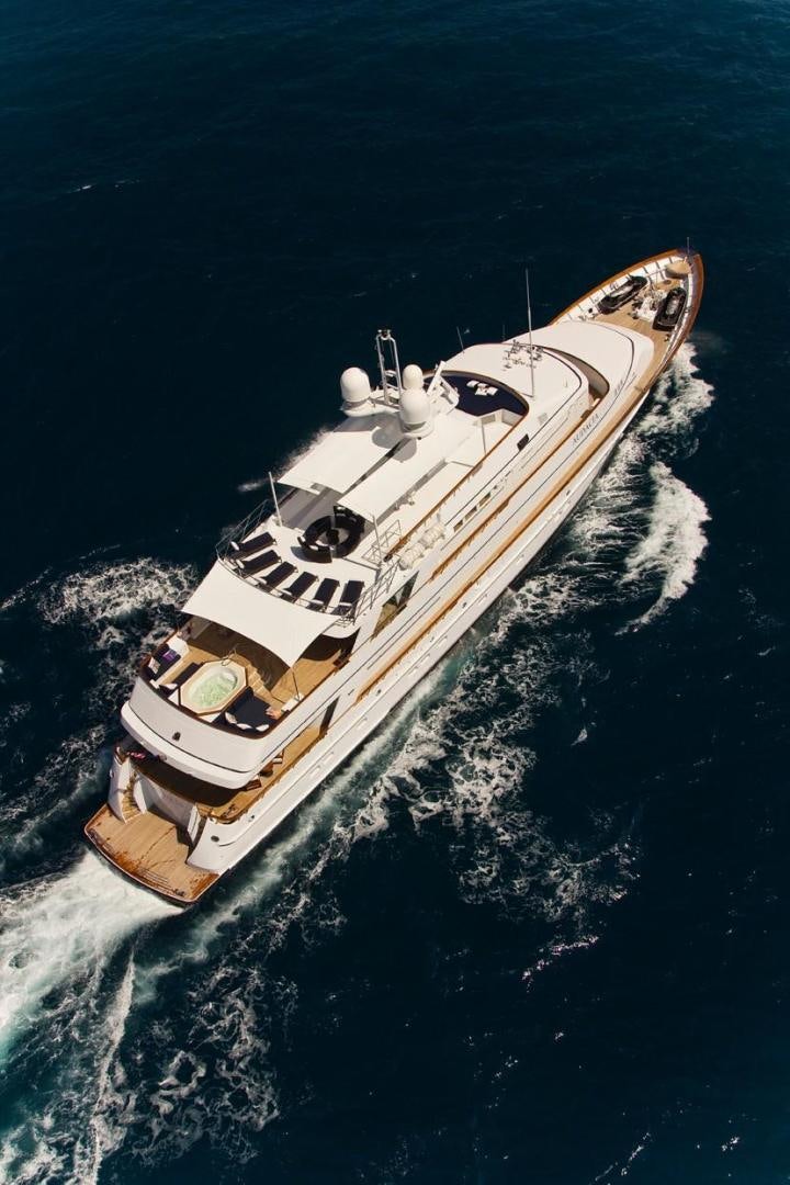 a ship in the water aboard AUDACIA Yacht for Sale