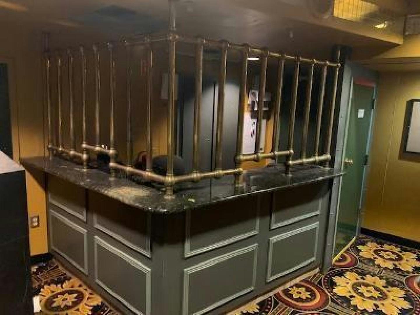 a large cabinet with drawers aboard No Name Yacht for Sale