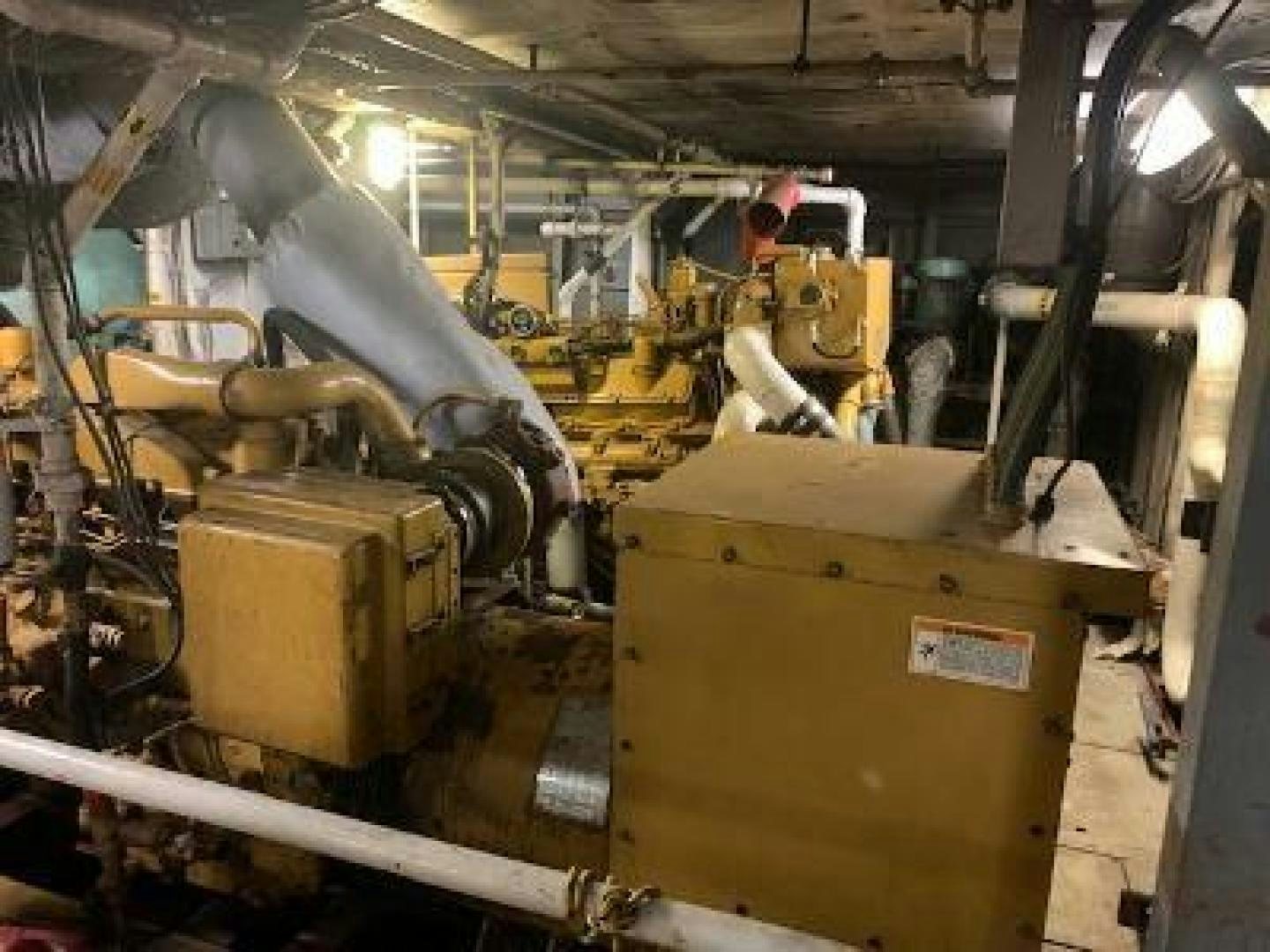 a machine in a factory aboard No Name Yacht for Sale