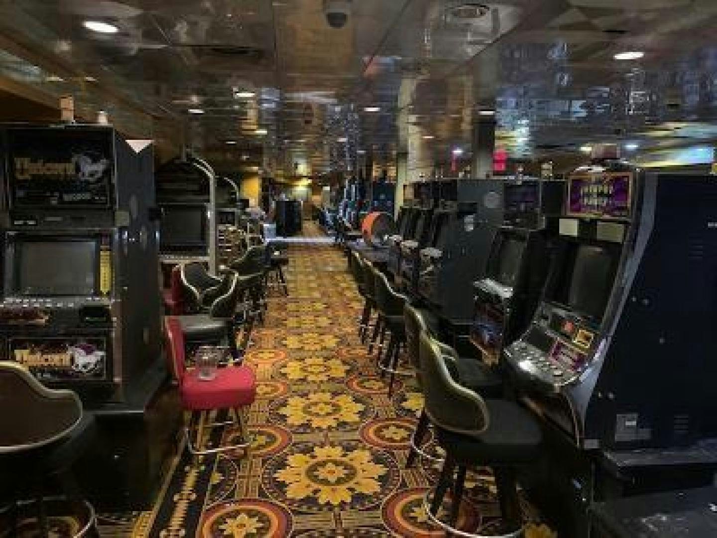 inside view of a control room aboard No Name Yacht for Sale