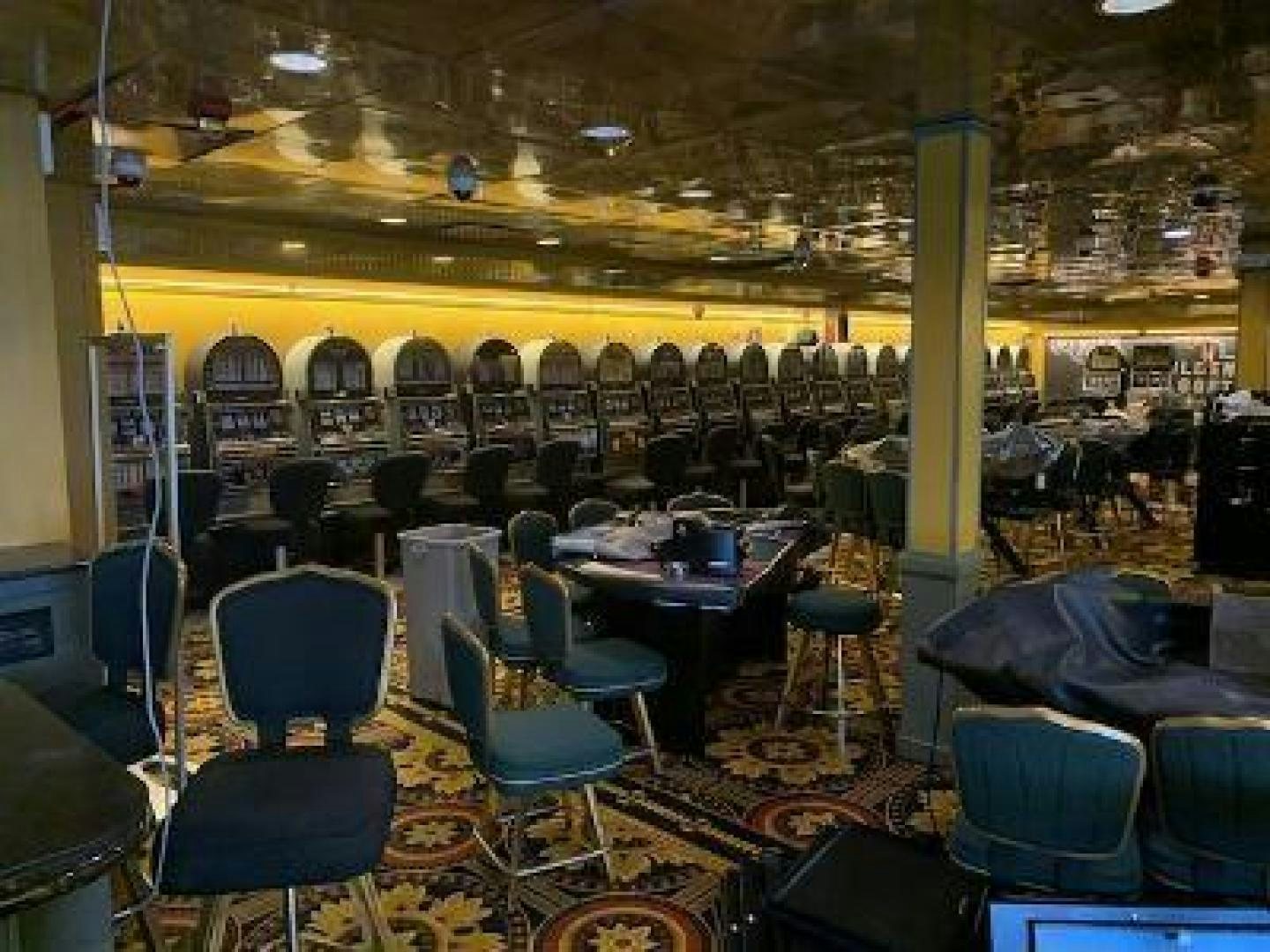 a room with many computers aboard No Name Yacht for Sale