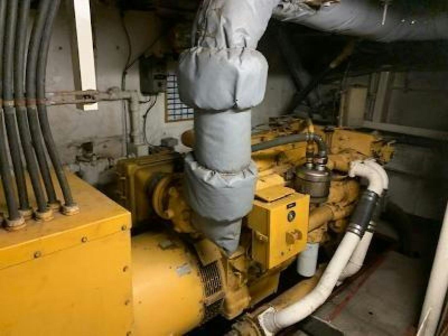 a machine in a factory aboard No Name Yacht for Sale