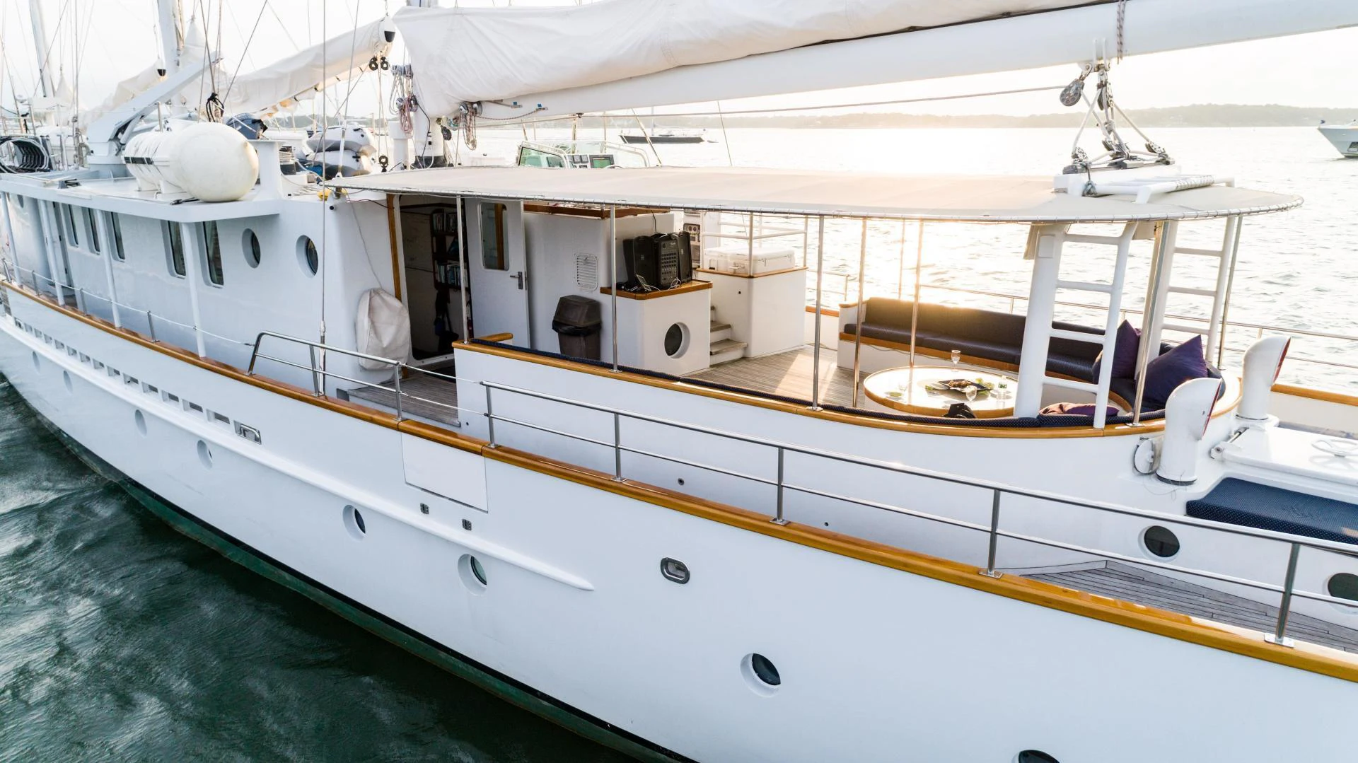 a boat with many people on it aboard ARABELLA Yacht for Sale