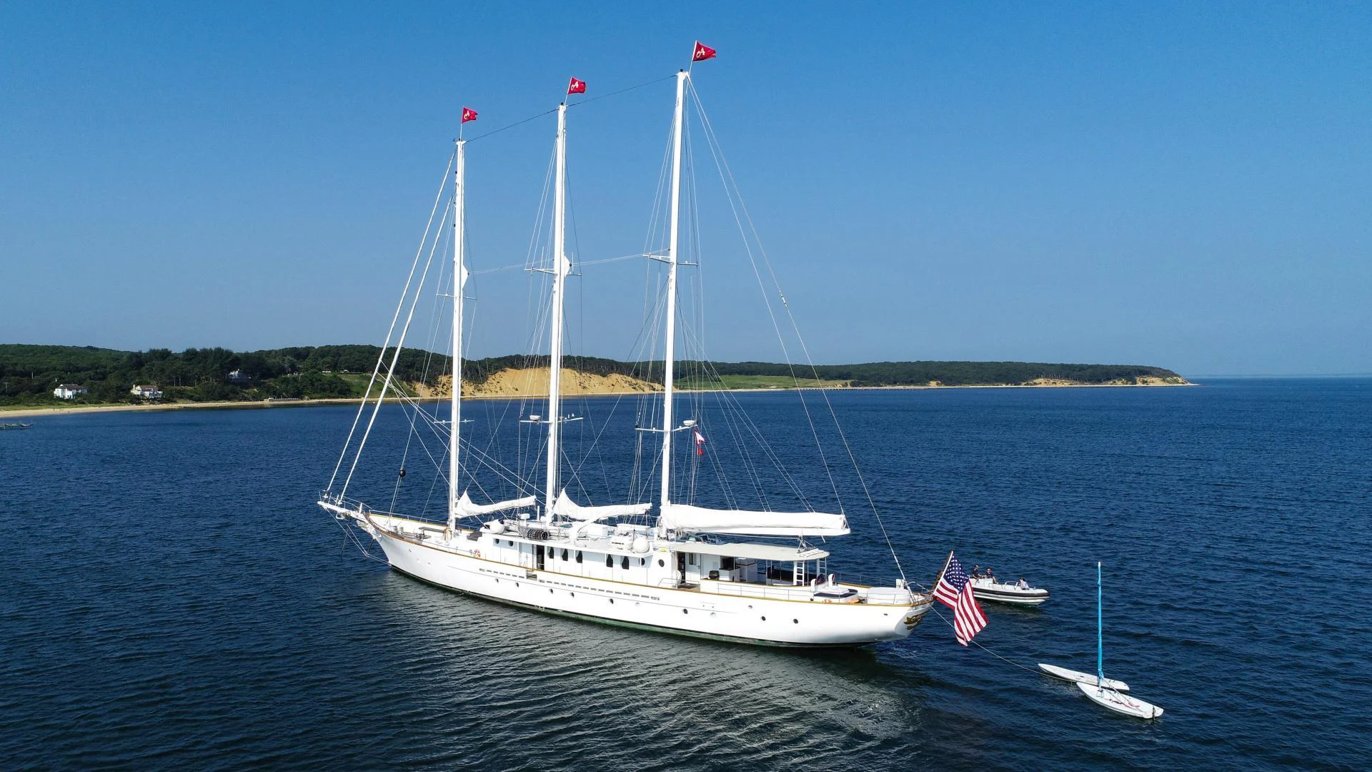 a boat on the water aboard ARABELLA Yacht for Sale