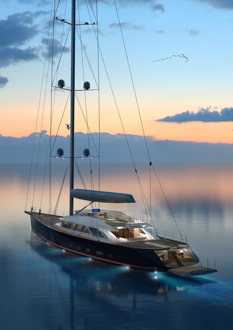 a boat on the water aboard TROY Yacht for Sale