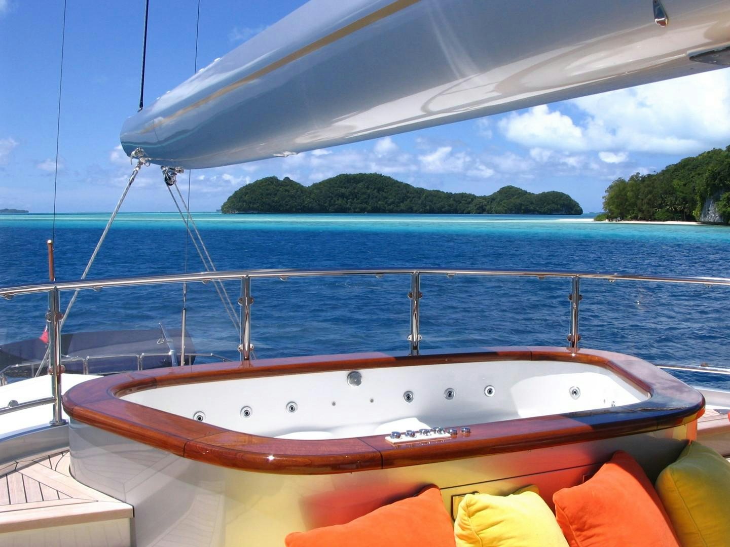 a boat on the water aboard ANDROMEDA LA DEA Yacht for Sale